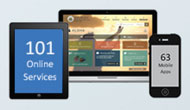 icon of a tablet, computer monitor, and phone