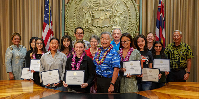 Winners of the 2019 Girls Go CyberStart Competition