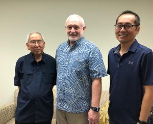 Three members of the ETS team, Arnold Kishi (left), Doug Murdock and Vincent Hoang have been selected as finalists for the 2023 StateScoop 50 Awards.
