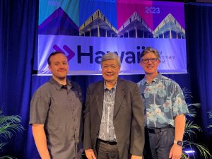 EFS Project team members from left: Greg Dalin, HIMOD Program Manager, ETS; Douglas Murata, Organizational Change Manager, ETS; Brian Frey, Enterprise Program Manager, ETS.